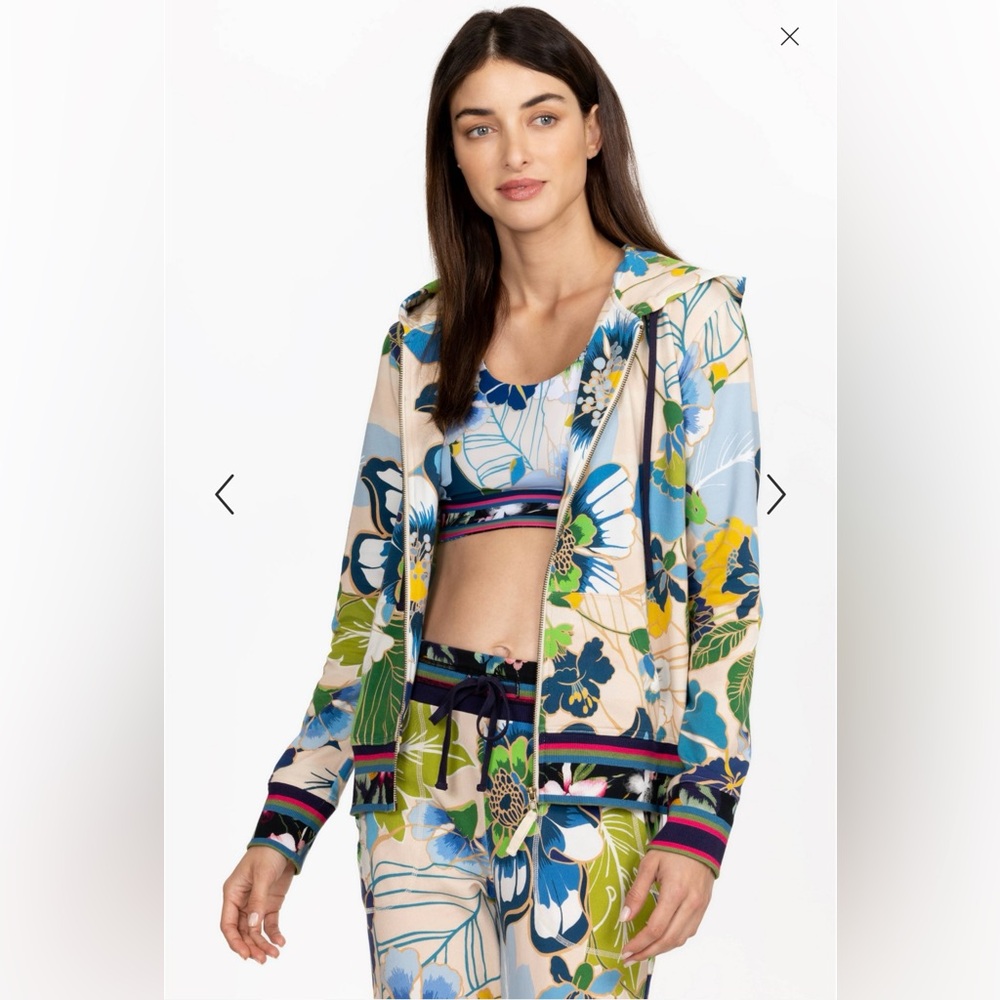 JOHNNY WAS *NWT* JENN MODERN ZIP UP HOODIE | Size M